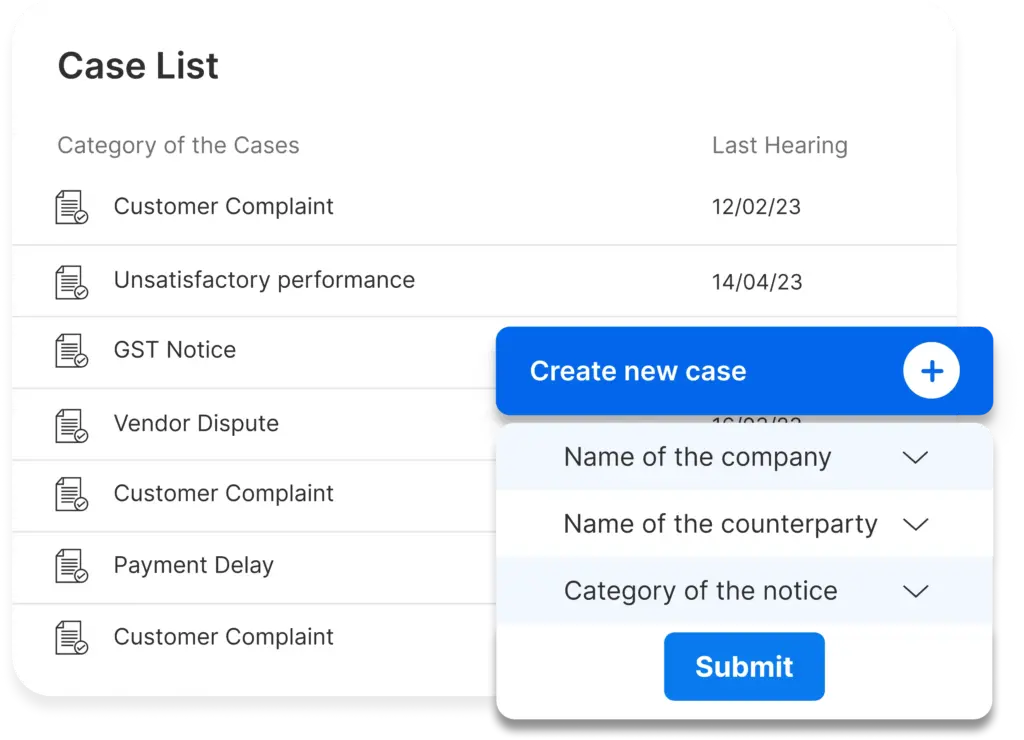 Case Creation